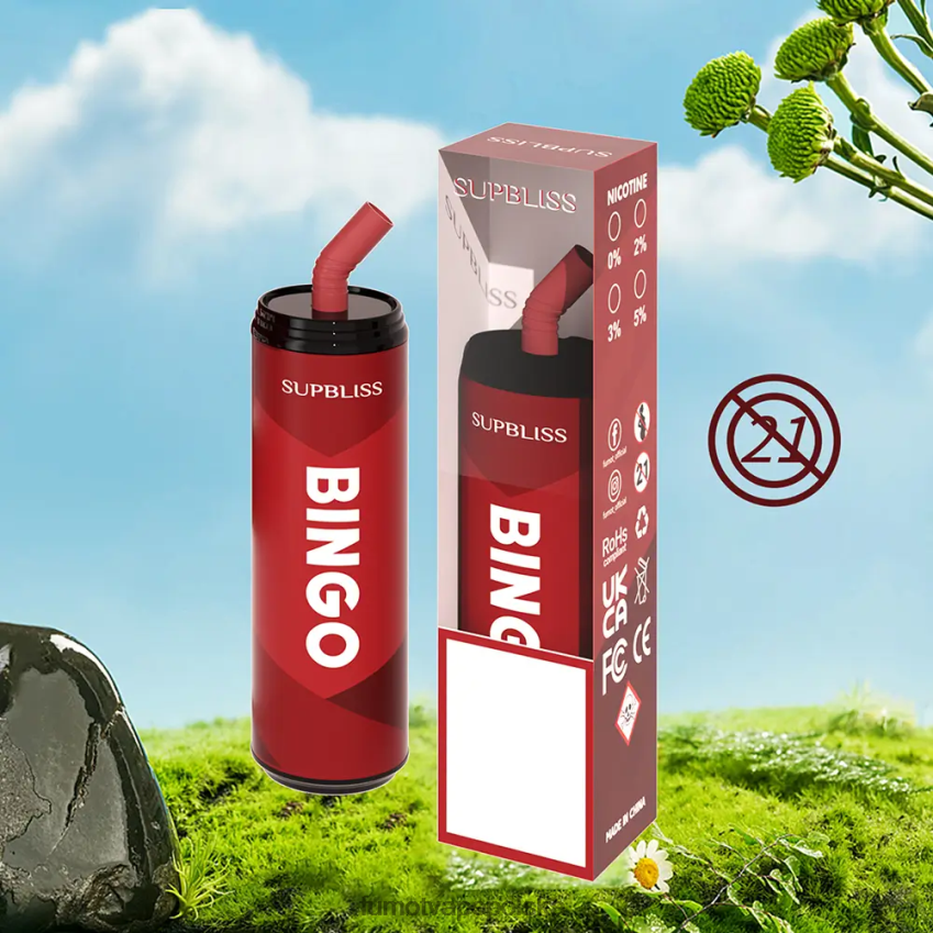 Fumot Supbliss Bingo Jednorazowy długopis vape 9000 (1 szt.) - 18ml - Fumot Tech 2ZVZ60469 lód winogronowy