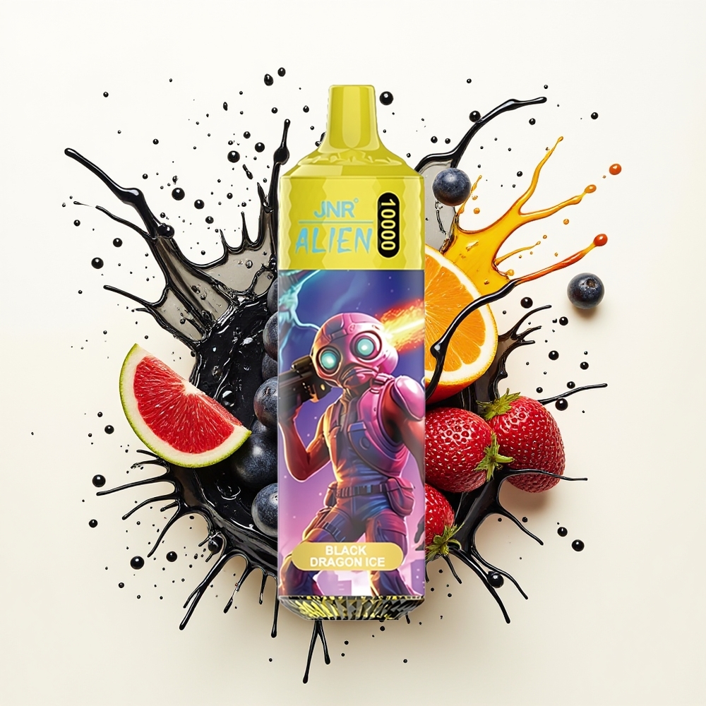 JNR Alien 10000 Czarny Smok Lód RGB Typ-C