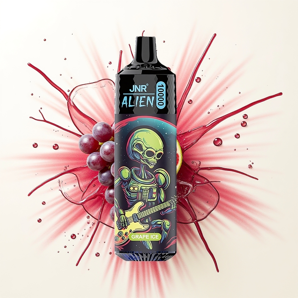 JNR Alien 10000 Lodowy Winogrono 850mAh RGB