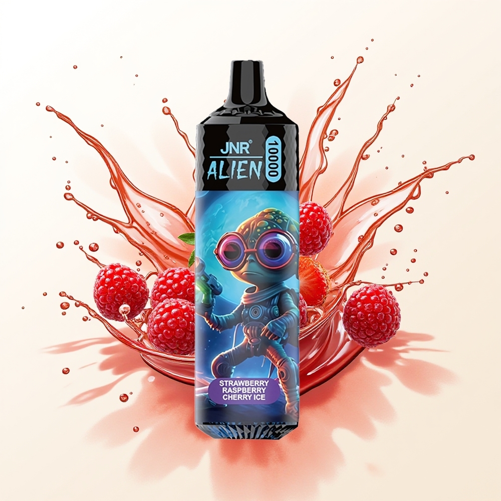 JNR Alien 10000 Truskawka Malina Wiśnia Lód z 850mAh i RGB