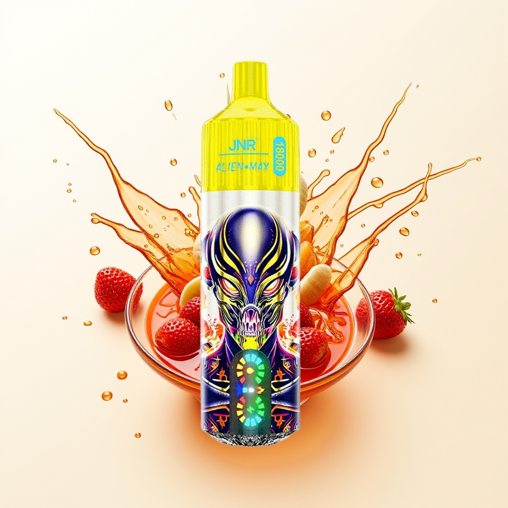 JNR Alien Max 18000 Truskawkowo-Bananowy z Podwójnym Rdzeniem i Typem-C