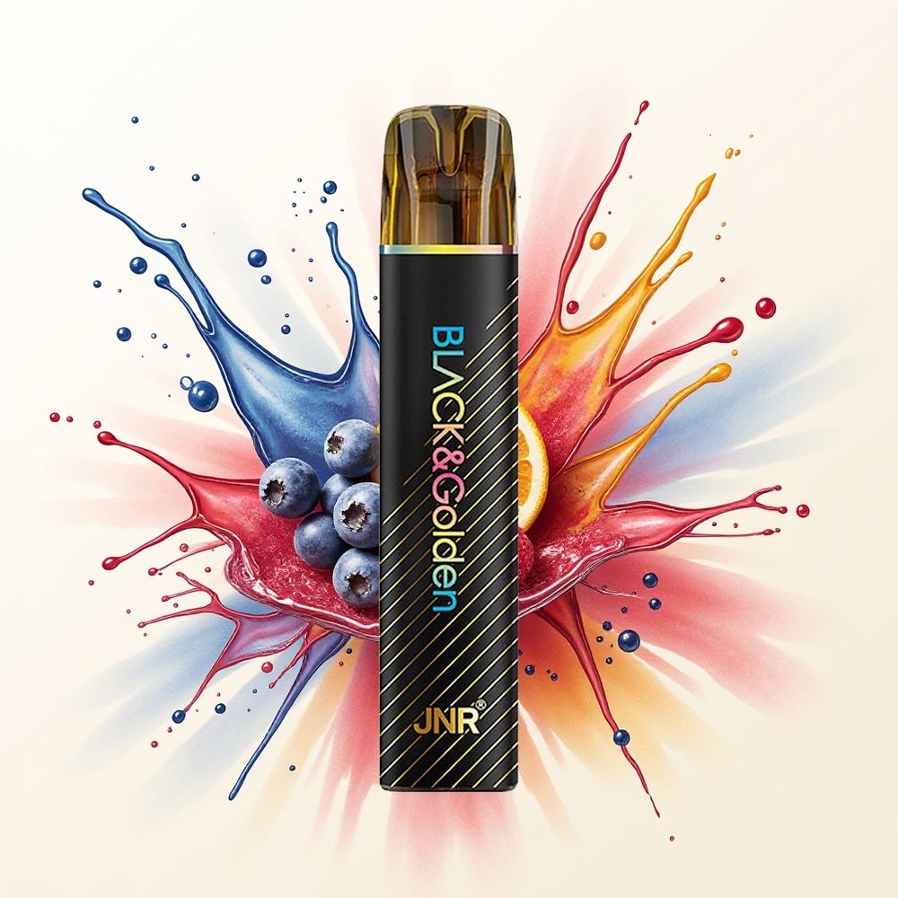 JNR Black&Golden 600+200 Błękitna Bańka Gumowa 550mAh 2ml