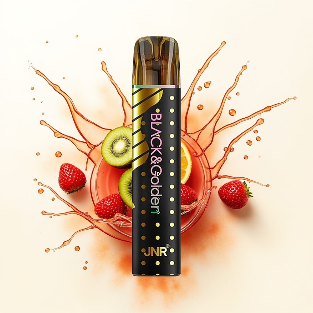 JNR Black&Golden 600+200 Truskawka Kiwi 550mAh 2ml