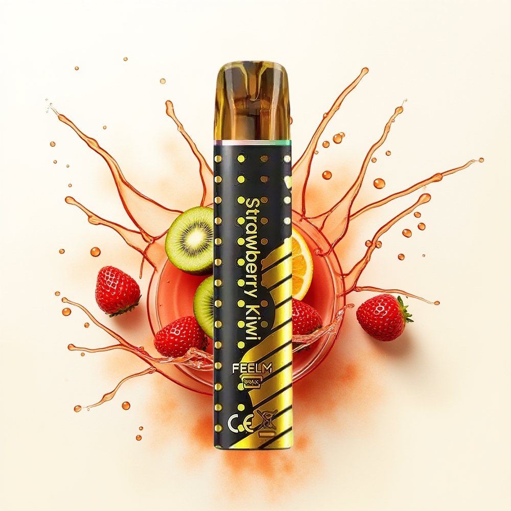 JNR Black&Golden 600+200 Truskawka Kiwi 550mAh 2ml