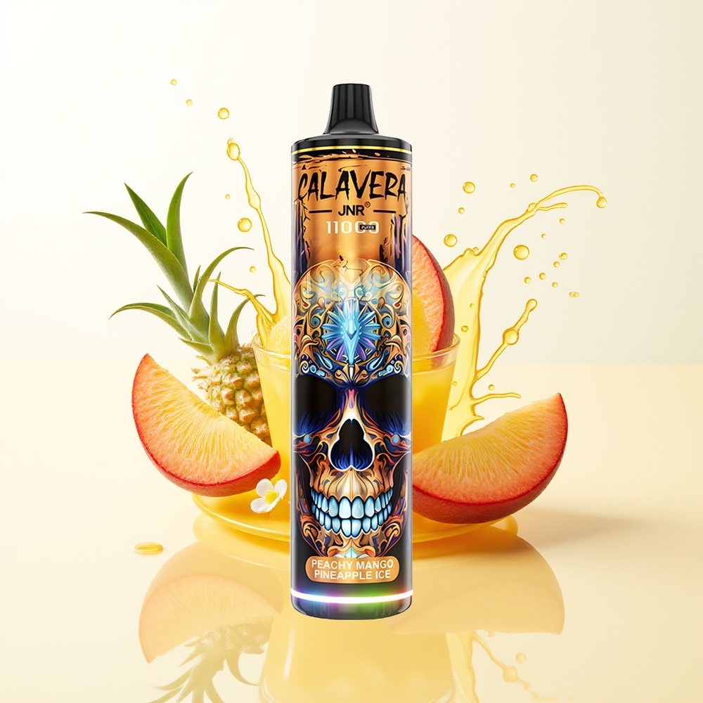 JNR Calavera 11000 Brzoskwiniowo-Mangoowo-Ananasowy Lód z Typem-C i 1.0ohm Mesh