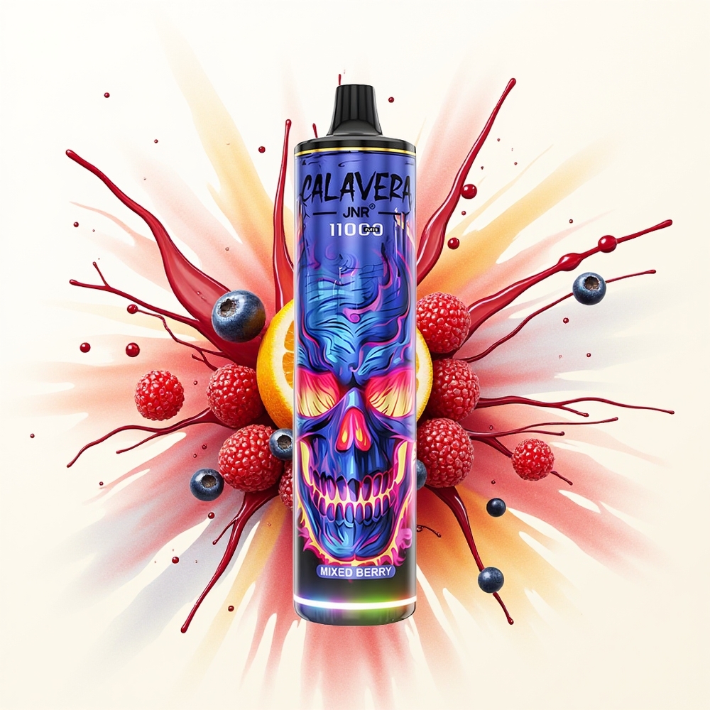 JNR Calavera 11000 Jagodowy Mieszanka Typ-C 850mAh