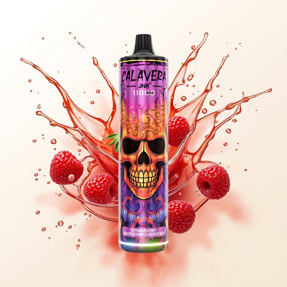 JNR Calavera 11000 Truskawka Malina Wiśnie Lód Typ-C 850mAh