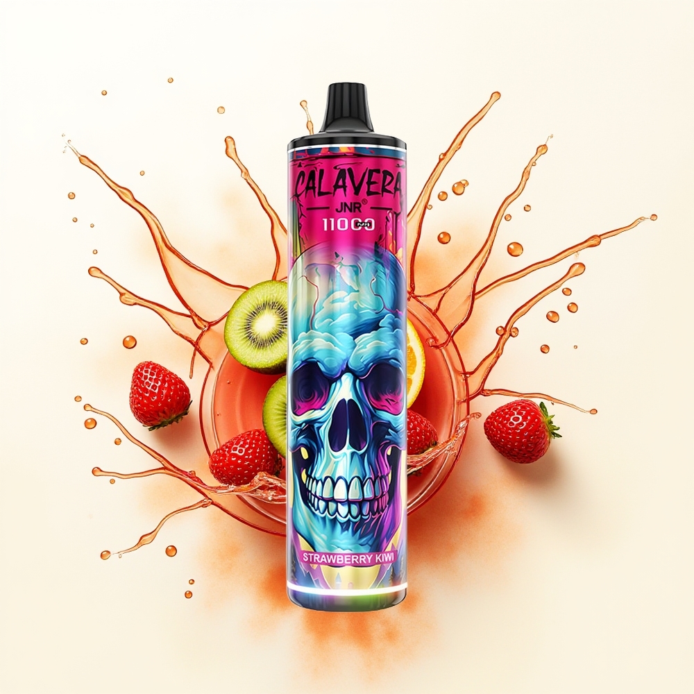 JNR Calavera 11000 Truskawkowa Kiwi z Ładowaniem Type-C i Pojemnością 21ml