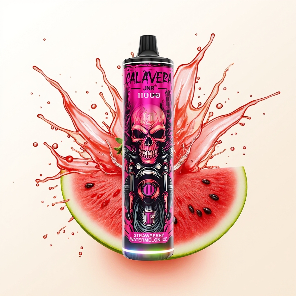 JNR Calavera 11000 Truskawkowo-Arbuzowy Lód z Portem Type-C i Pojemnością 21ml