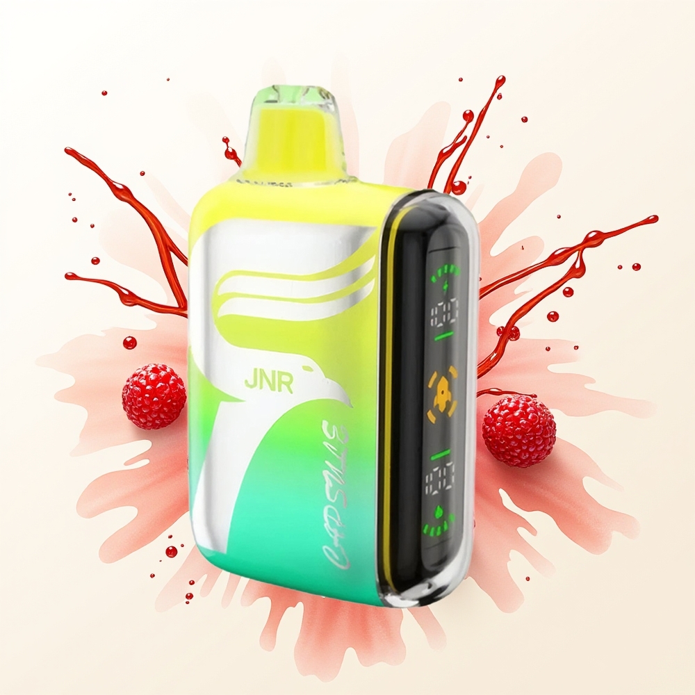 JNR Capsule 15000 Truskawka Malina Wiśnia Dual Mesh Smart LED