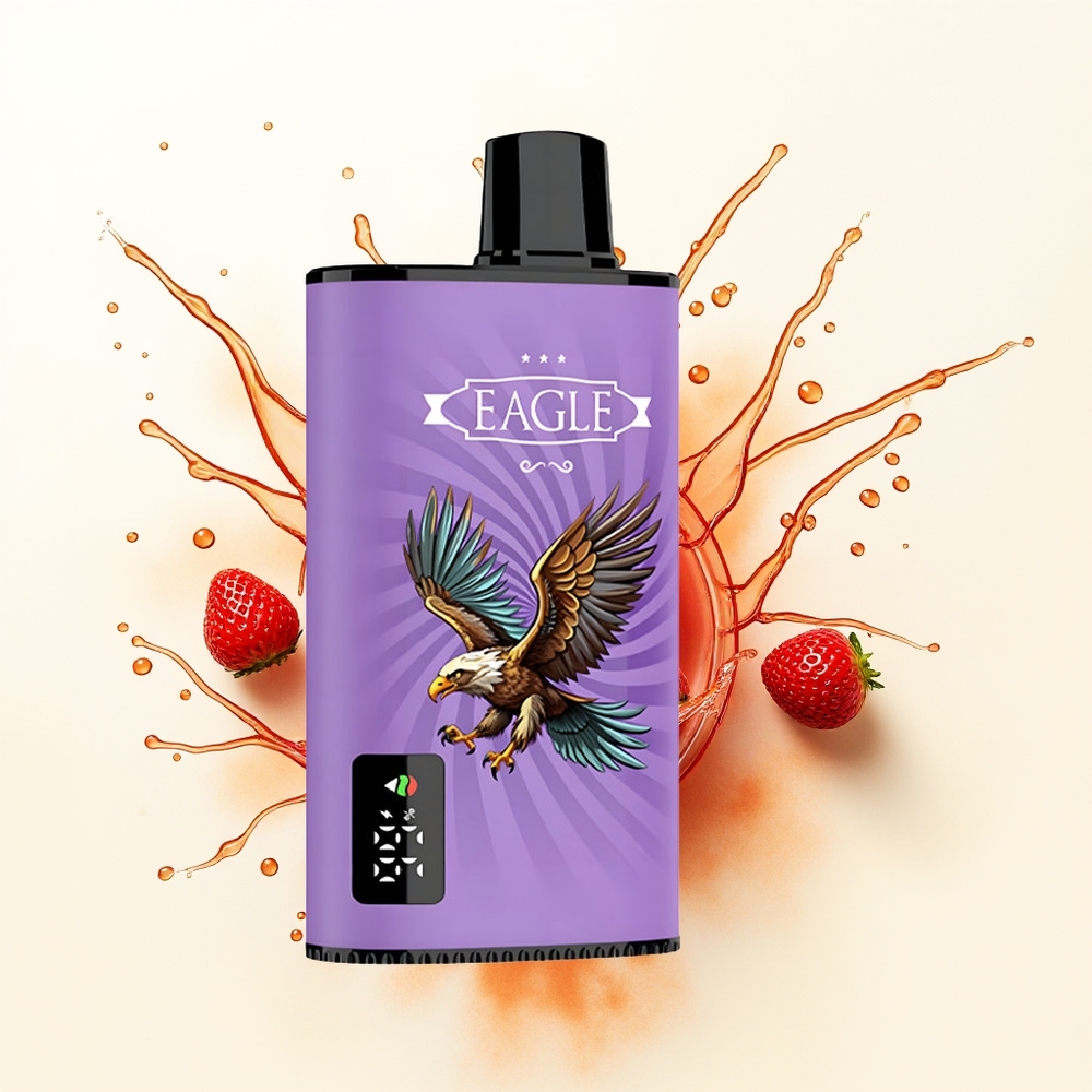 JNR EAGLE Smart 23000 Truskawkowy Kiwi z Ekranem Cyfrowym i Mocą 750mAh