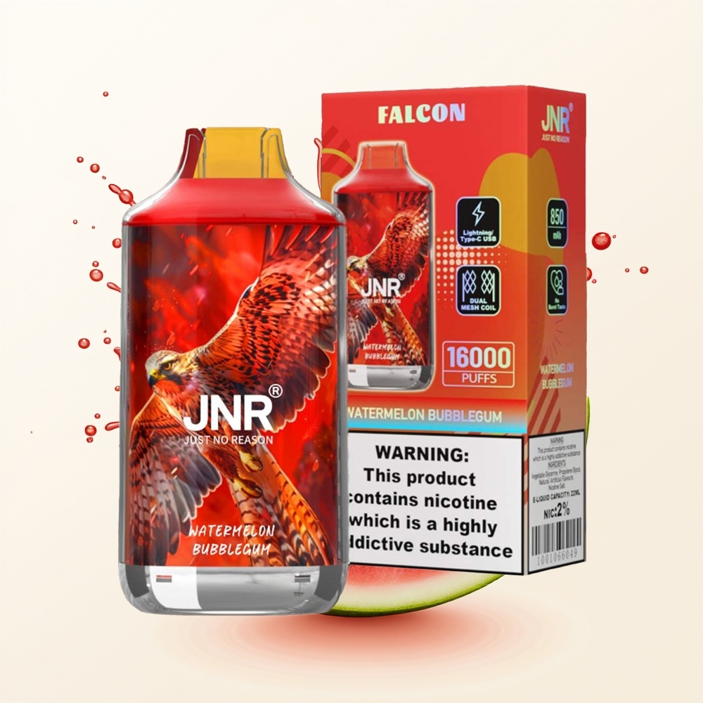 JNR Falcon 16000 Arbuźowa Guma Balonowa 850 mAh Dual Mesh