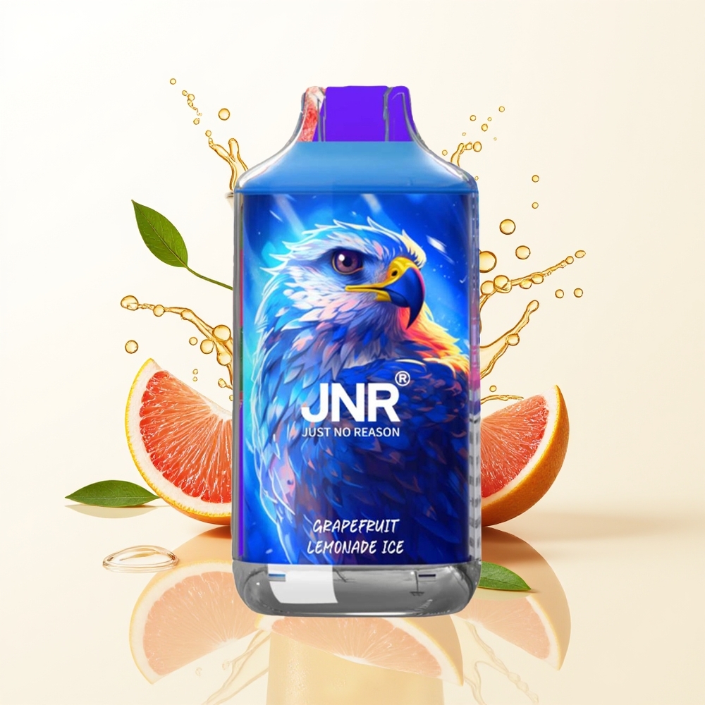 JNR Falcon 16000 Grapefruitowa Lemonada Lodu z Podwójną Siatką i Wyświetlaczem LED