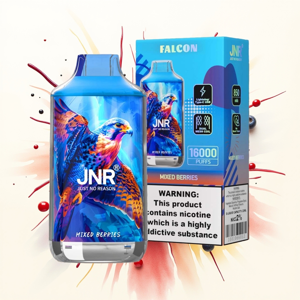 JNR Falcon 16000 Mieszane Jagody Dual Mesh 22ml