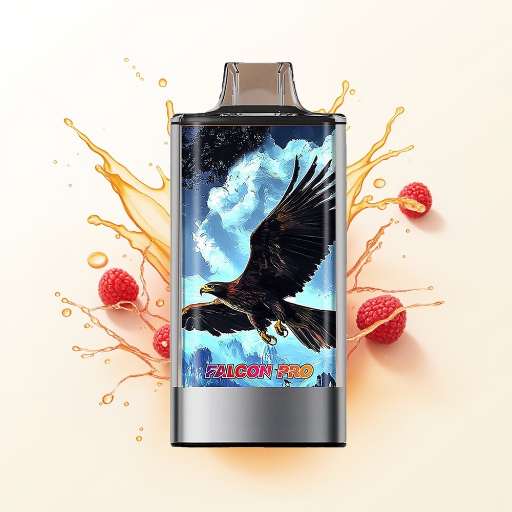 JNR Falcon Pro 28000 Biała Brzoskwiniowa Razz z USB-C i Podwójną Siatką