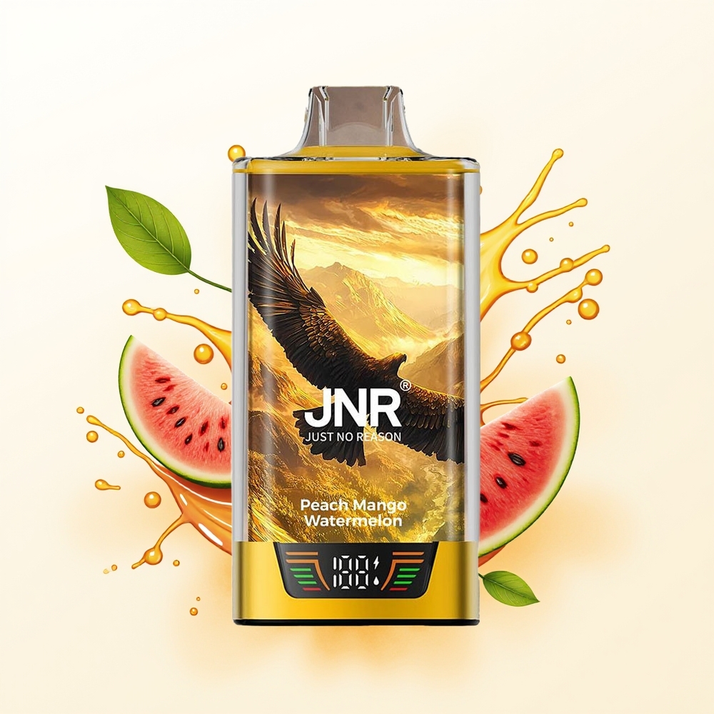 JNR Falcon Pro 28000 Brzoskwinia Mango Arbuz z Wyświetlaczem i Podwójną Siatką