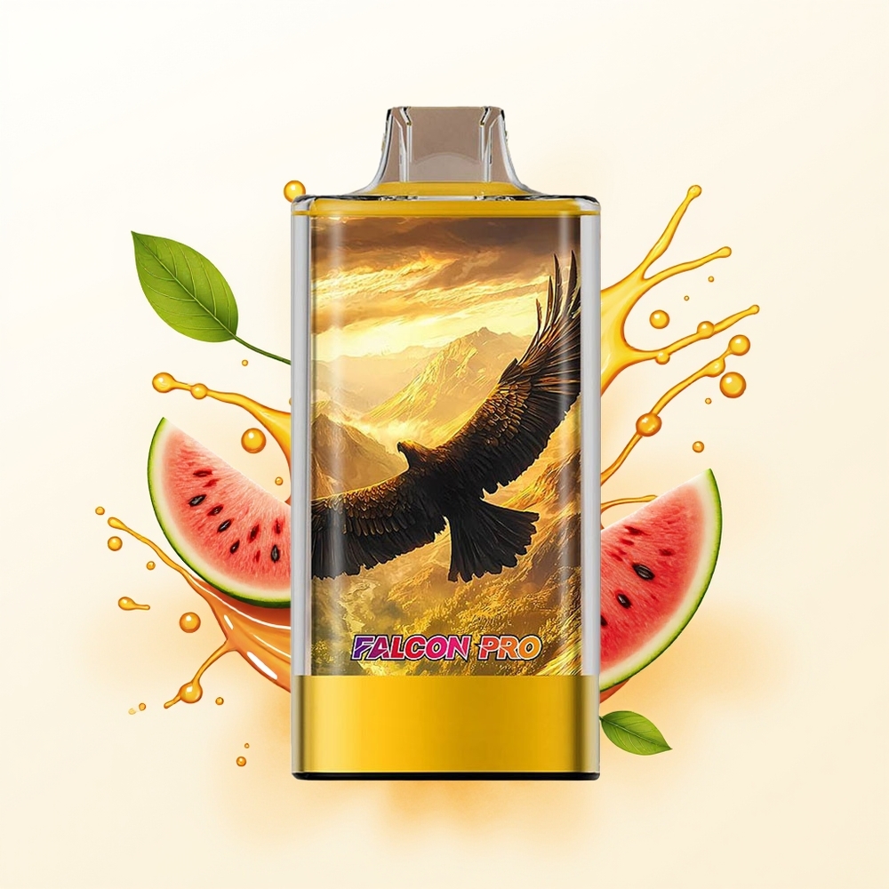 JNR Falcon Pro 28000 Brzoskwinia Mango Arbuz z Wyświetlaczem i Podwójną Siatką