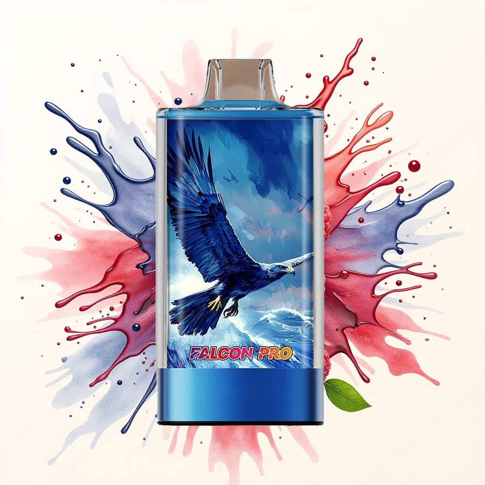 JNR Falcon Pro 28000 Malinowa Kwaśna Jeżyna z Podwójną Siatką i Wyświetlaczem