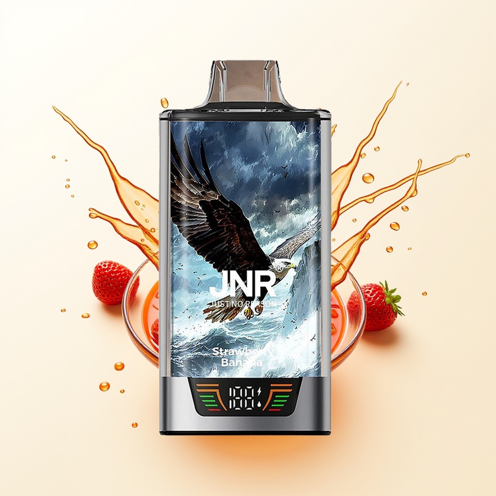 JNR Falcon Pro 28000 Truskawkowo-Bananowy Dual Mesh 30ml