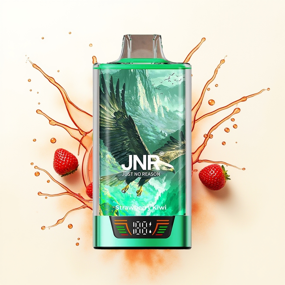 JNR Falcon Pro 28000 Truskawkowy Kiwi Dual Mesh 30ml