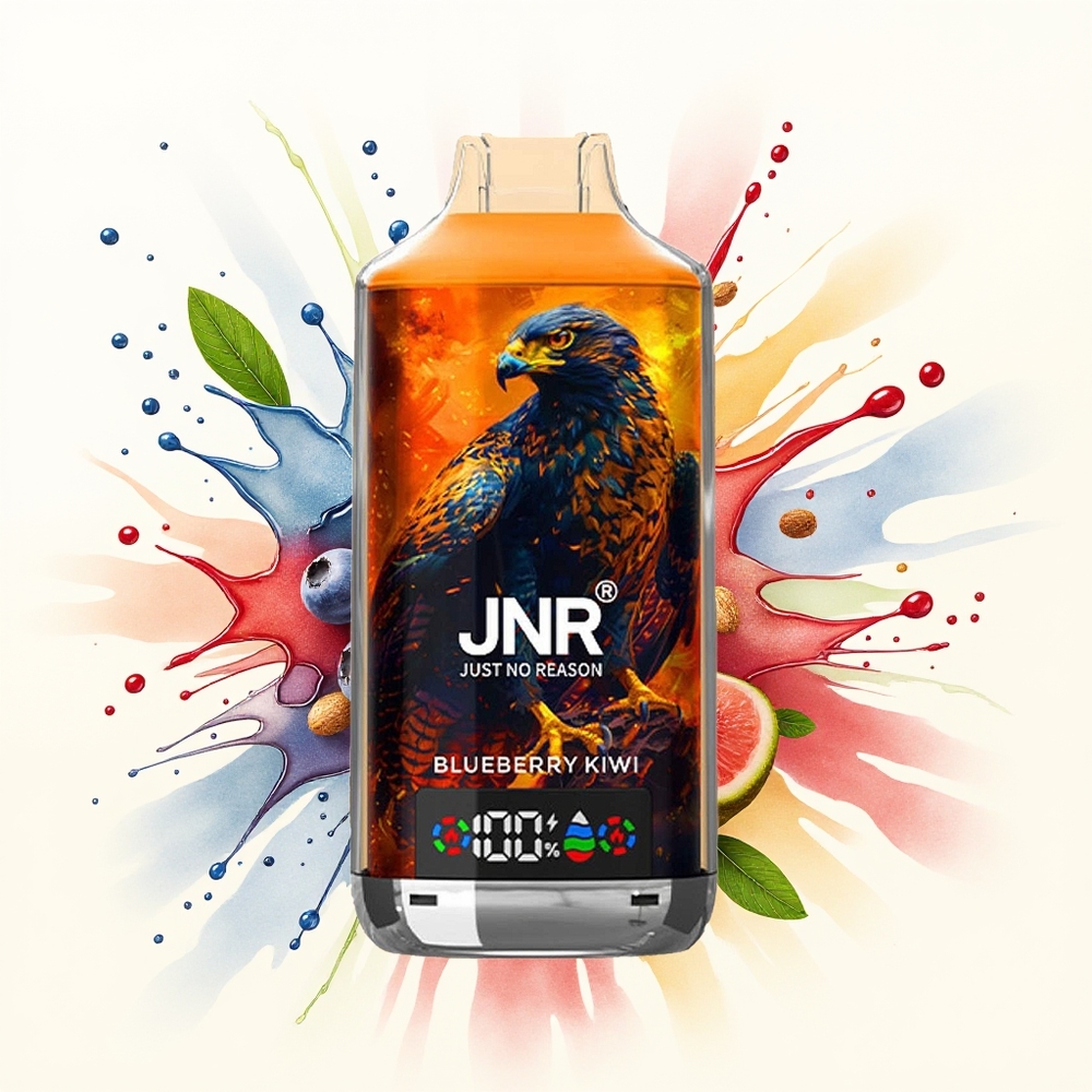 JNR Falcon X 18000 Jagoda Kiwi Podwójna Moc Cyfrowy Ładunek