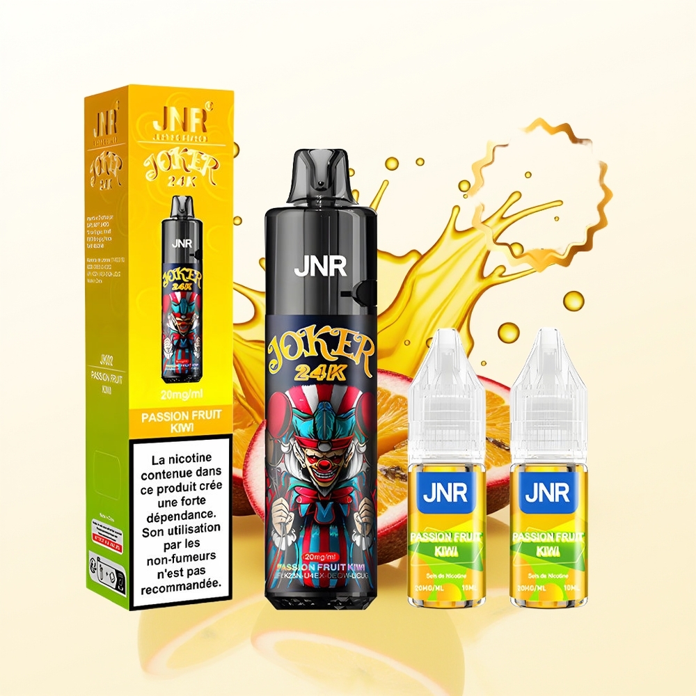 JNR Joker 24K Passion Fruit Kiwi 10ml Widoczny Poziom