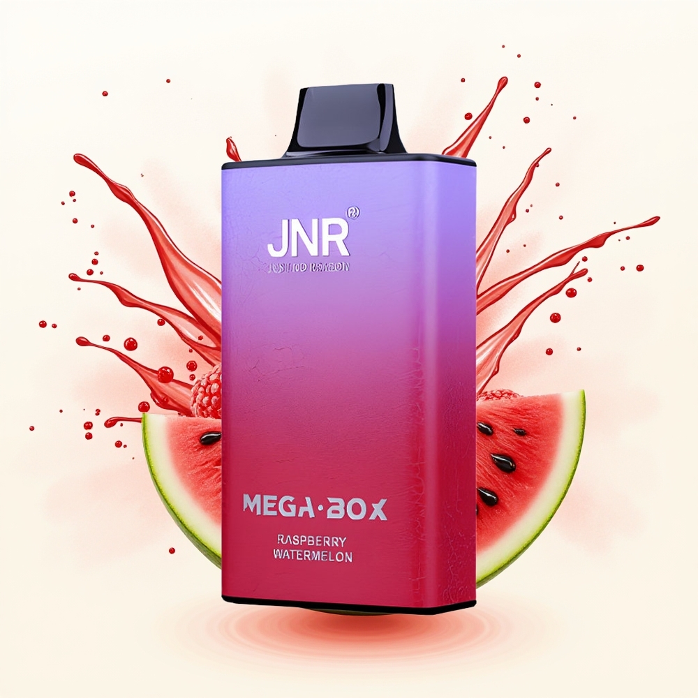 JNR Mega Box 25000 Malinowy Arbuz Podwójny Rdzeń Szybkie Ładowanie