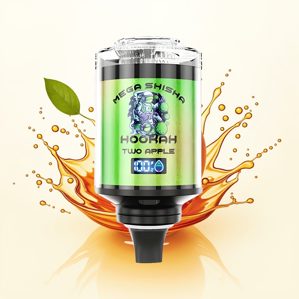JNR Mega Shisha Hookah 100K Dwa Jabłko 2200mAh Typ-C