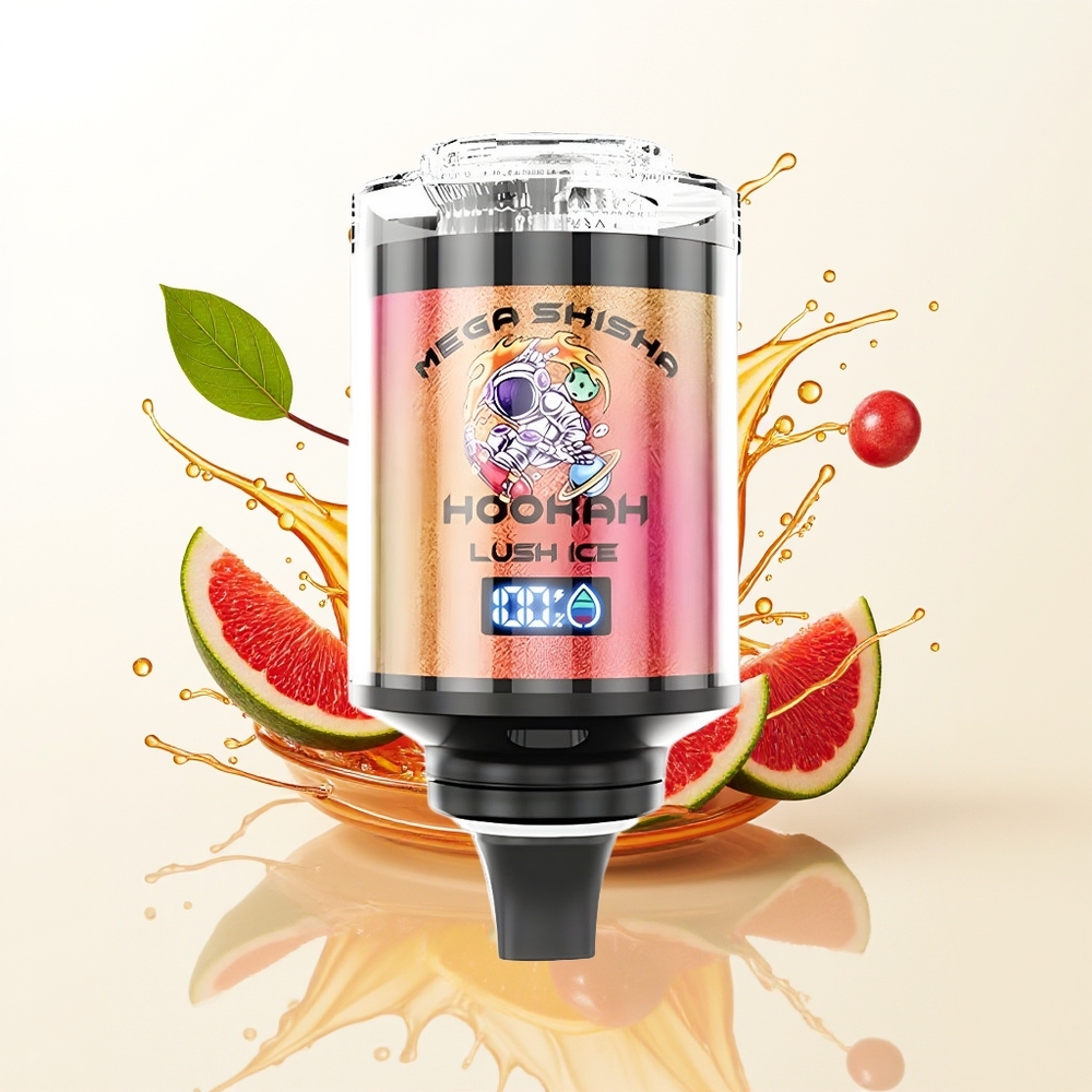 JNR Mega Shisha Hookah 100K Lodowy Smok z 2200mAh i 60ml Pojemnością