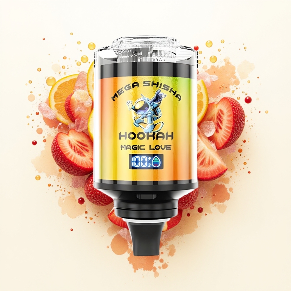 JNR Mega Shisha Hookah 100K Magiczna Miłość 2200mAh 60ml