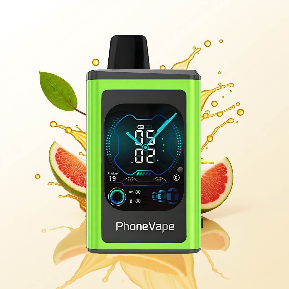 JNR PhoneVape 30000 Kwaśne Jabłko Lód z Turbo Trybem i Regulacją Powietrza