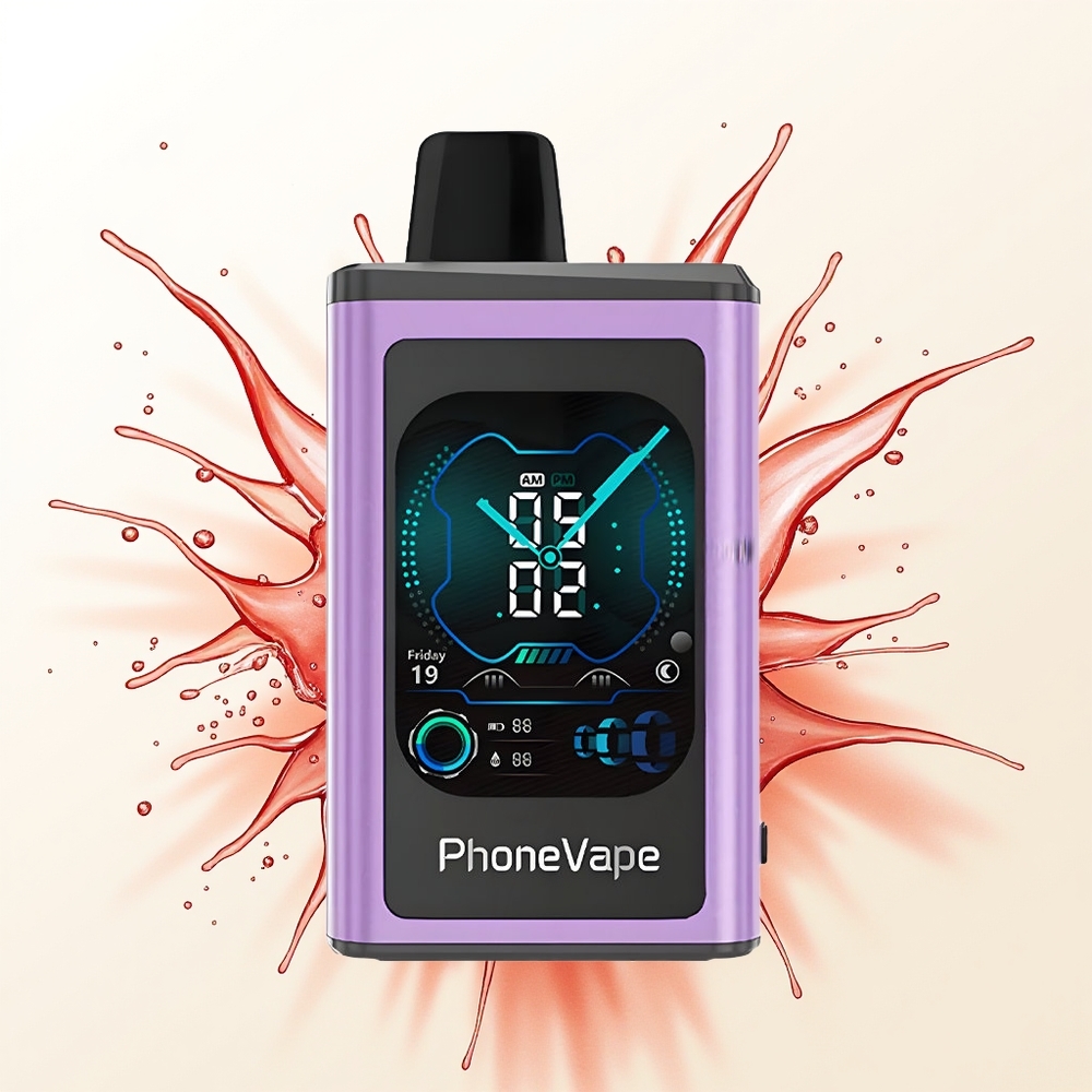 JNR PhoneVape 30000 Truskawkowe Lody z Turbo i Ekranem