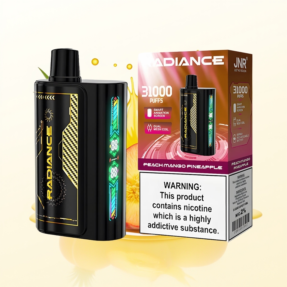 JNR Radiance 31000 Brzoskwiniowy Mango Ananasowy z Dual Mesh i Type-C