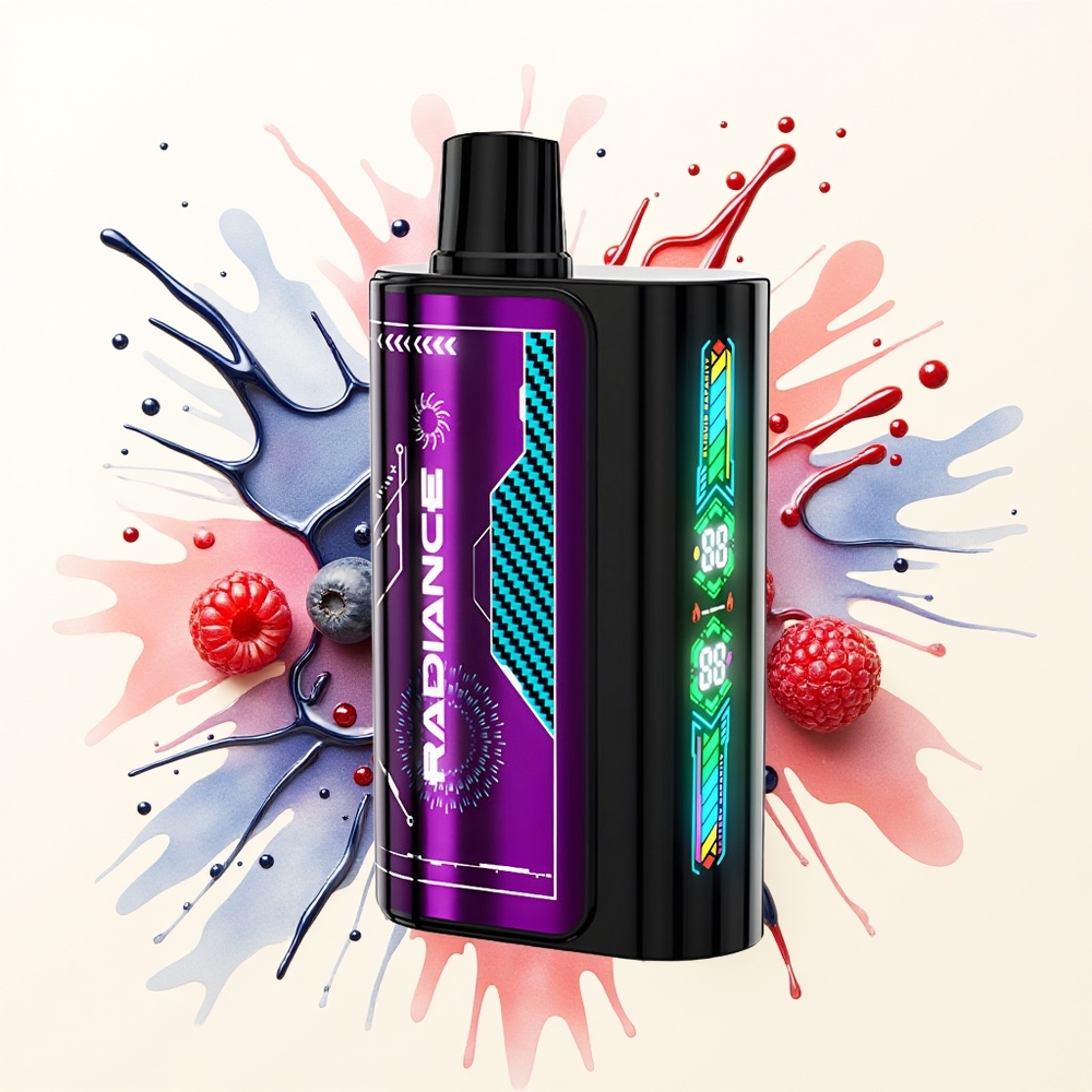 JNR Radiance 31000 Jagodowa Kwaśna Malina Dual Mesh Ekstrakt Nikotynowy 2%