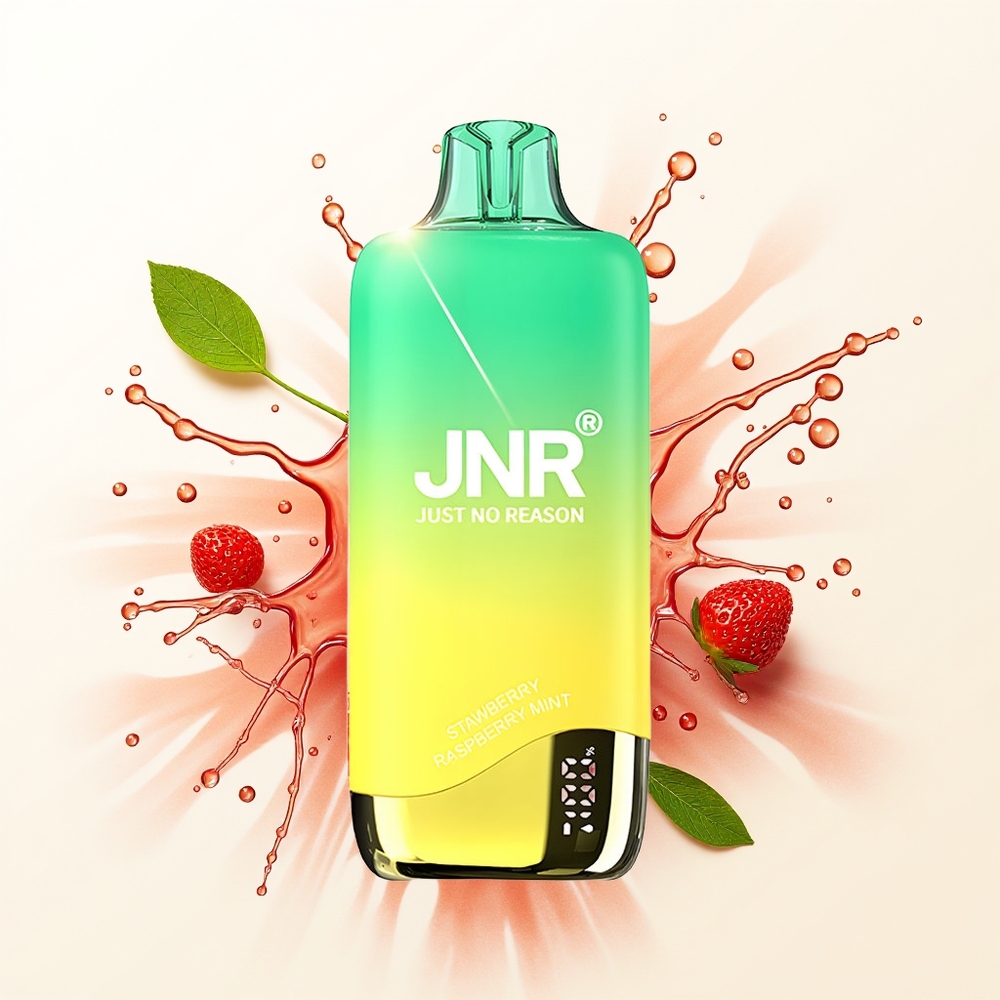 JNR Rainbow 10500 Truskawkowy Brzoskwiniomiętowy 0.8ohm 18ml