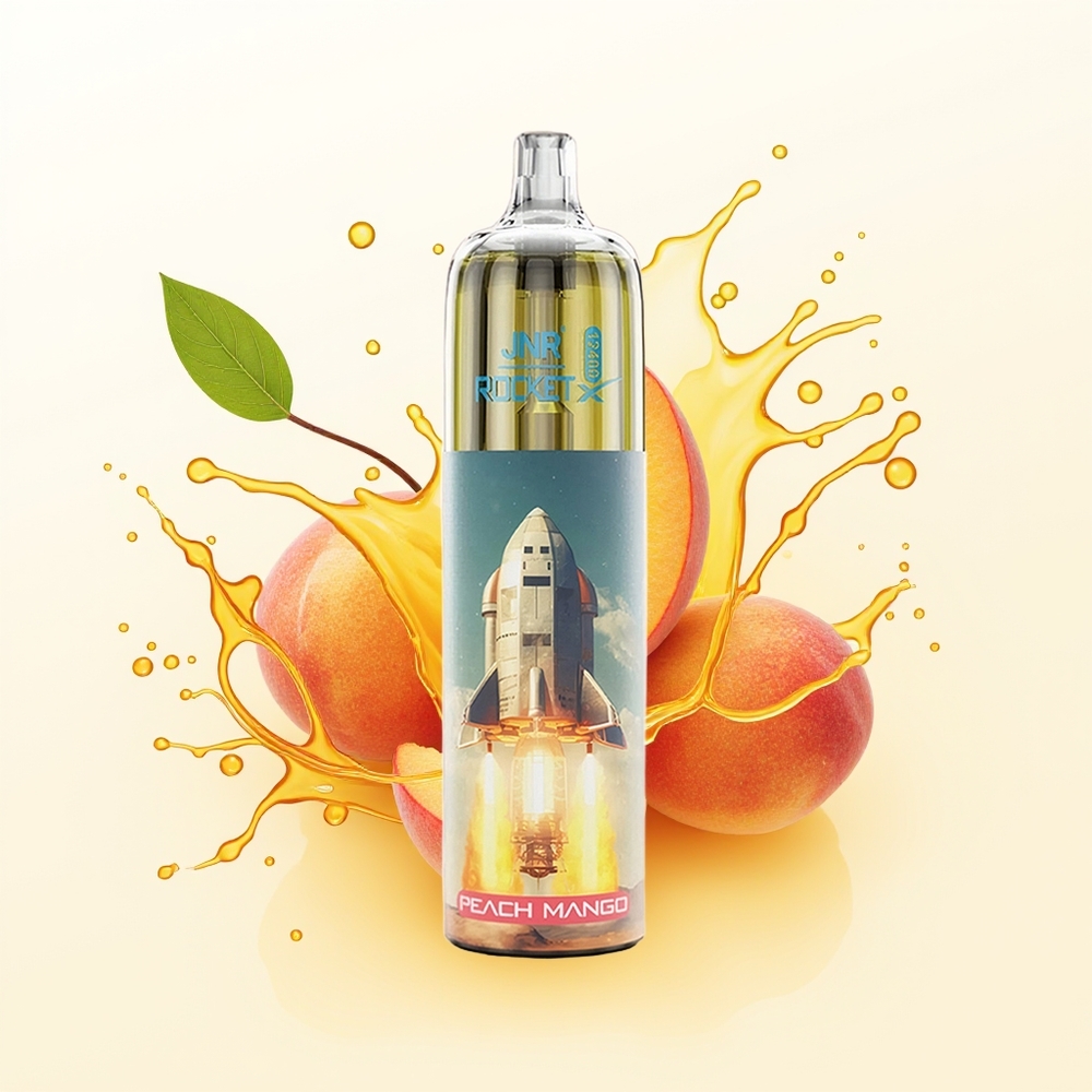 JNR Rocket-X 12400 Brzoskwiniowe Mango z Dostosowywanym Przepływem Powietrza i Szybkim Ładowaniem Type-C