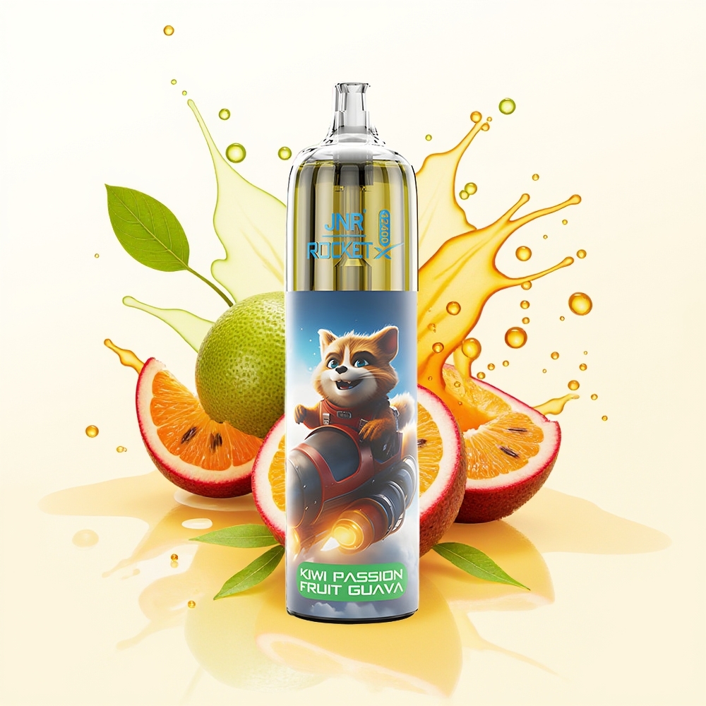 JNR Rocket-X 12400 Kiwi Passion Guava z regulacją przepływu powietrza i szybkim ładowaniem Type-C