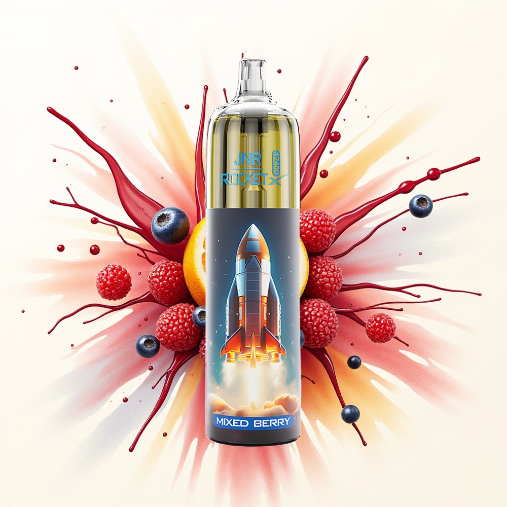 JNR Rocket-X 12400 Mieszane Jagody RGB z Błyskawicznym Ładowaniem