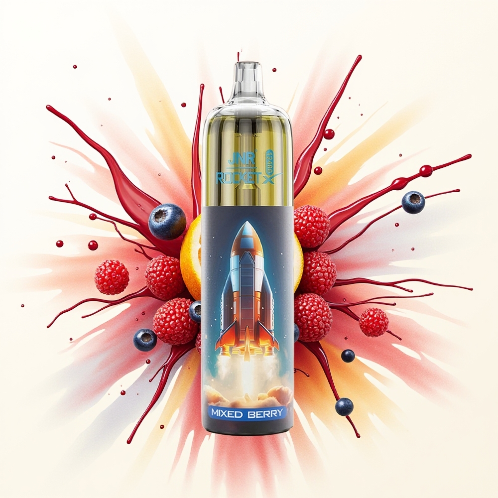 JNR Rocket-X 12400 Mieszane Jagody RGB z Błyskawicznym Ładowaniem