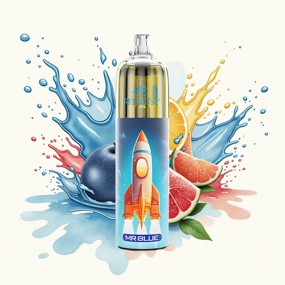 JNR Rocket-X 12400 Pan Blue RGB Błysk i Siatkowa Cewka