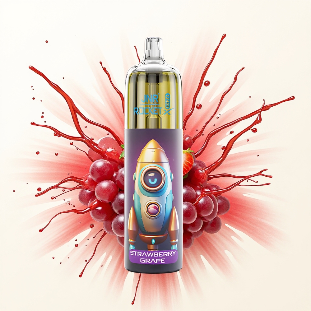 JNR Rocket-X 12400 Truskawkowo-Winogronowy Przepływ Powietrza i Ładowanie Typ-C
