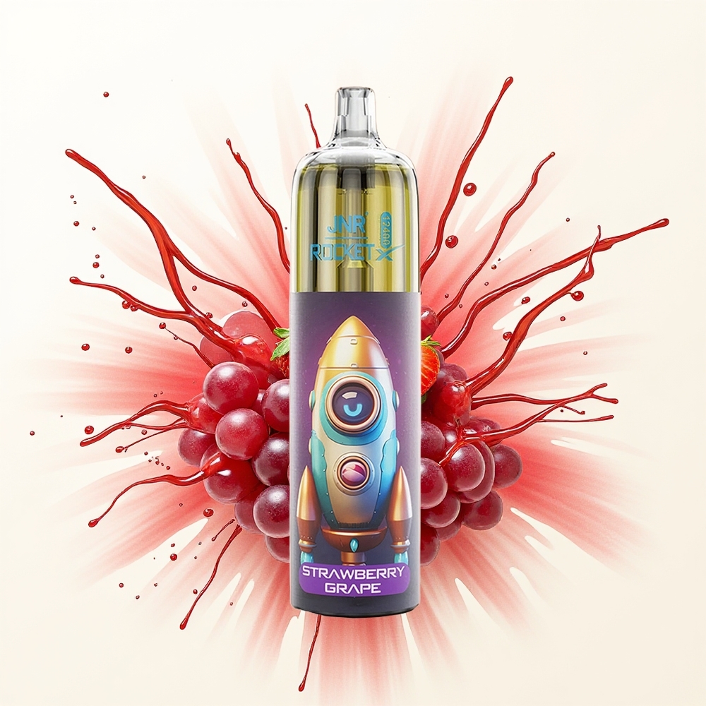 JNR Rocket-X 12400 Truskawkowo-Winogronowy Przepływ Powietrza i Ładowanie Typ-C