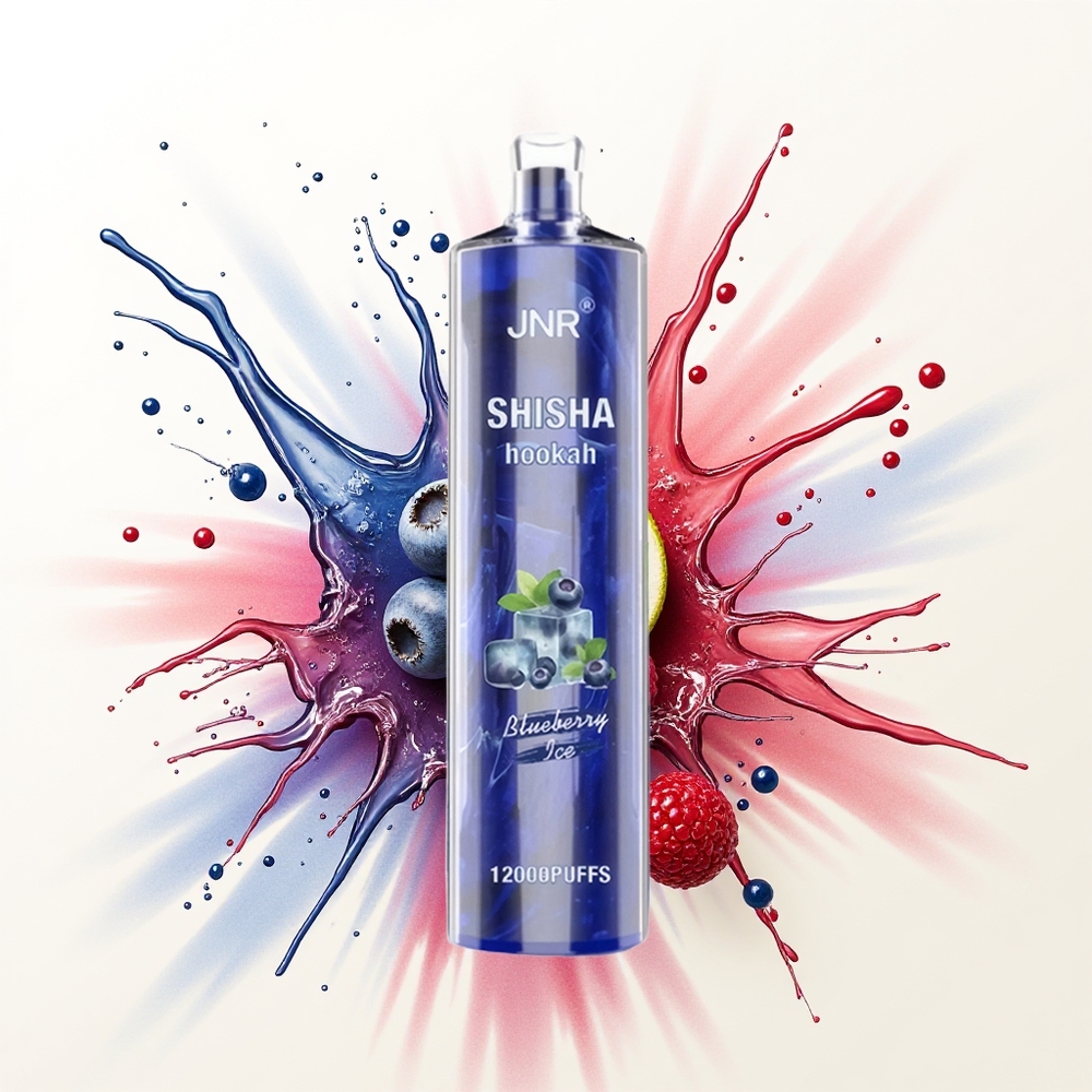 JNR Shisha Hookah 12000 Borówkowy Lód 750mAh 0.6 Ohm