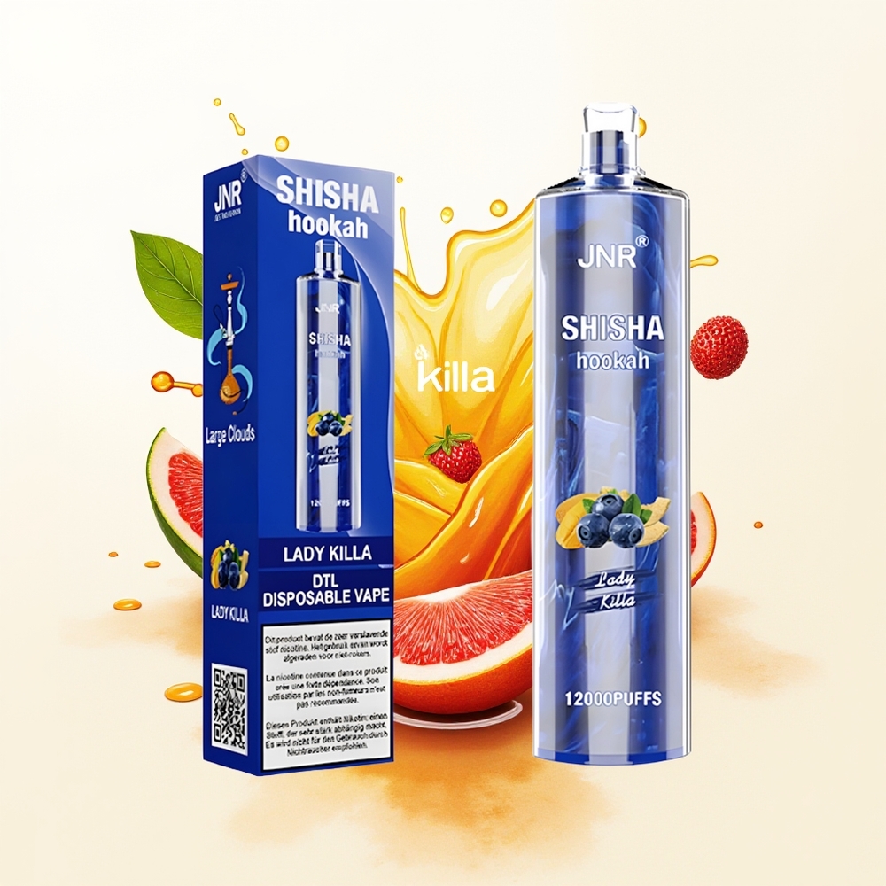 JNR Shisha Hookah 12000 Dama Zabójczyni 750mAh Typ-C