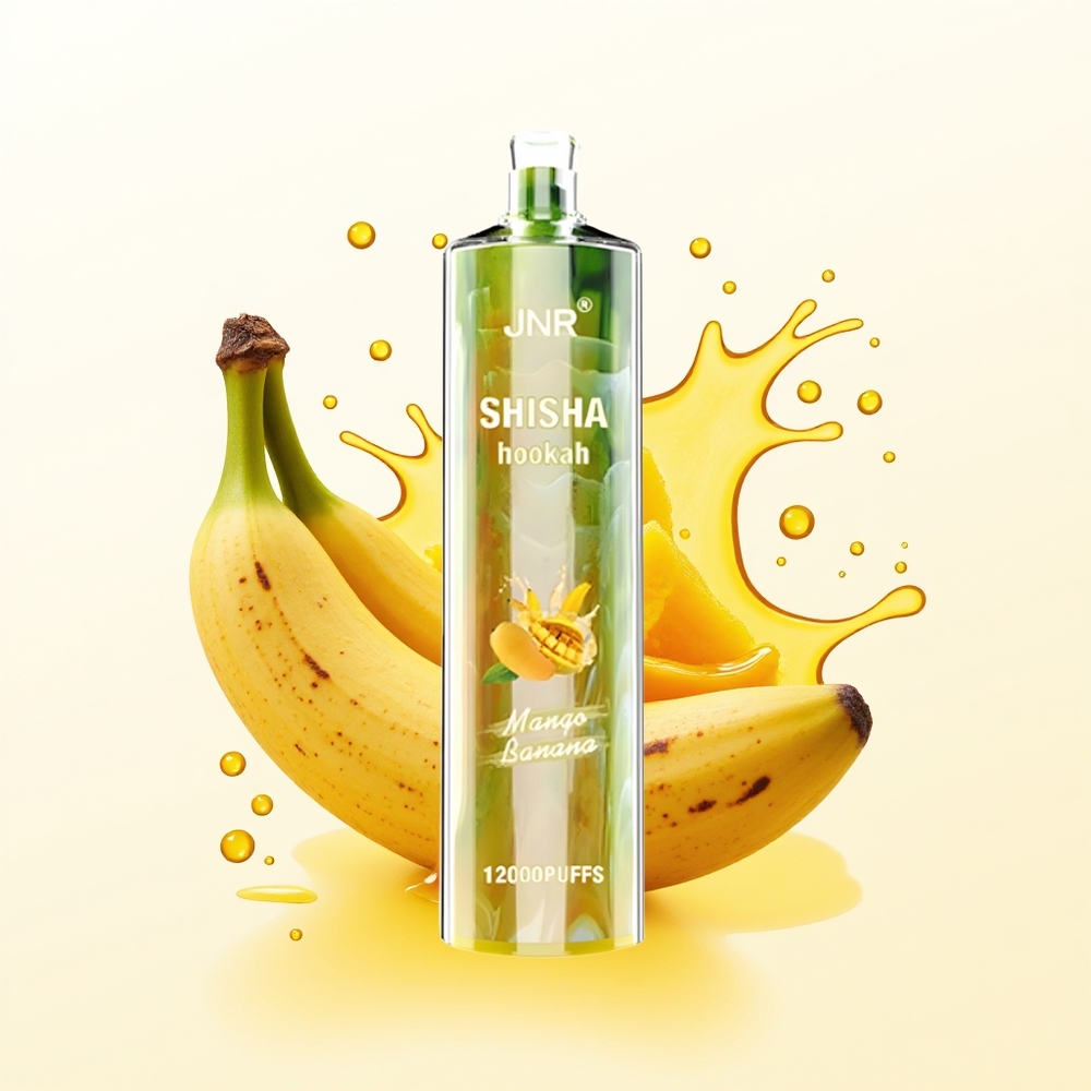 JNR Shisha Hookah 12000 Mango Banan 24ml 750mAh