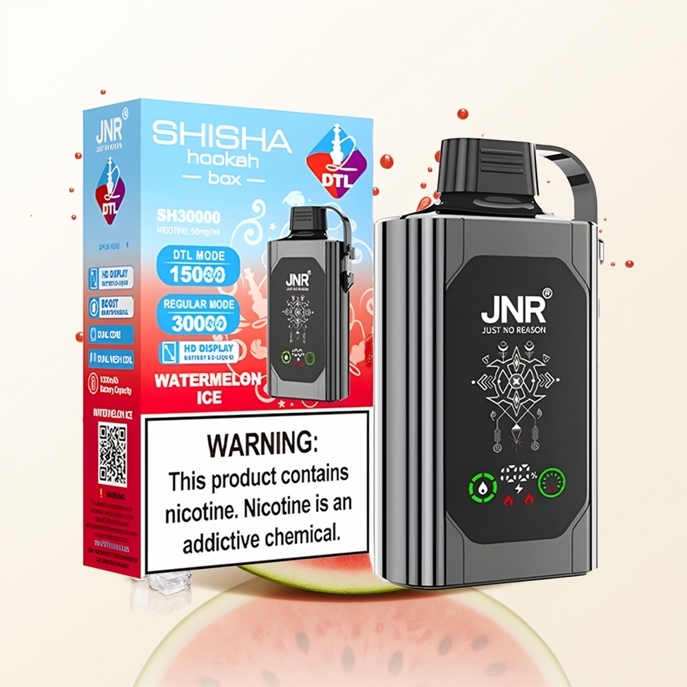 JNR Shisha Hookah Box 20500 Arbuzowy Lód HD Dual Mesh 25ml