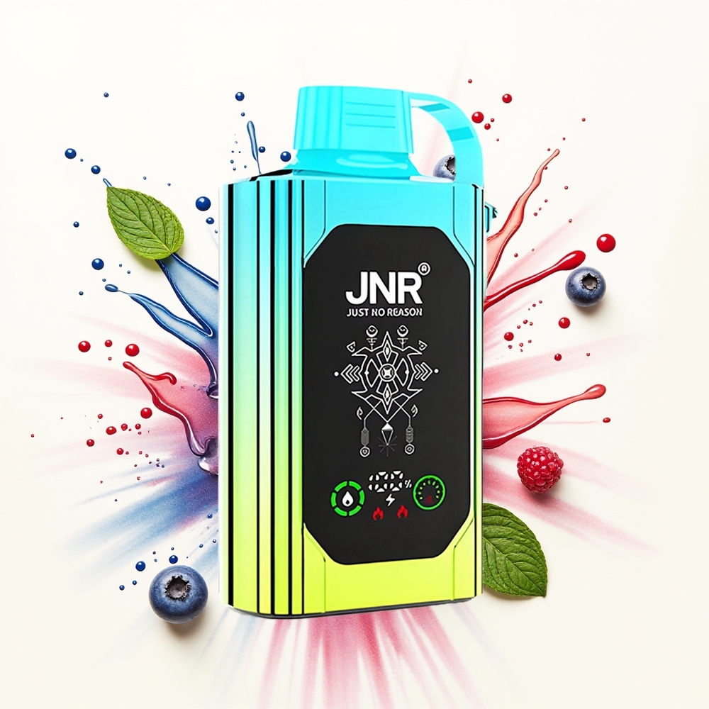 JNR Shisha Hookah Box 20500 Miętowo-Jagodowy Dual Mesh z Typem-C i 25ml