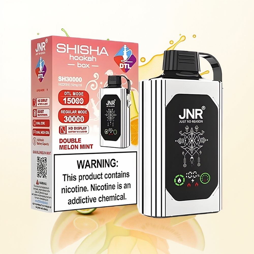 JNR Shisha Hookah Box 20500 Podwójny Arbuz Mięta HD Dual Mesh 25ml