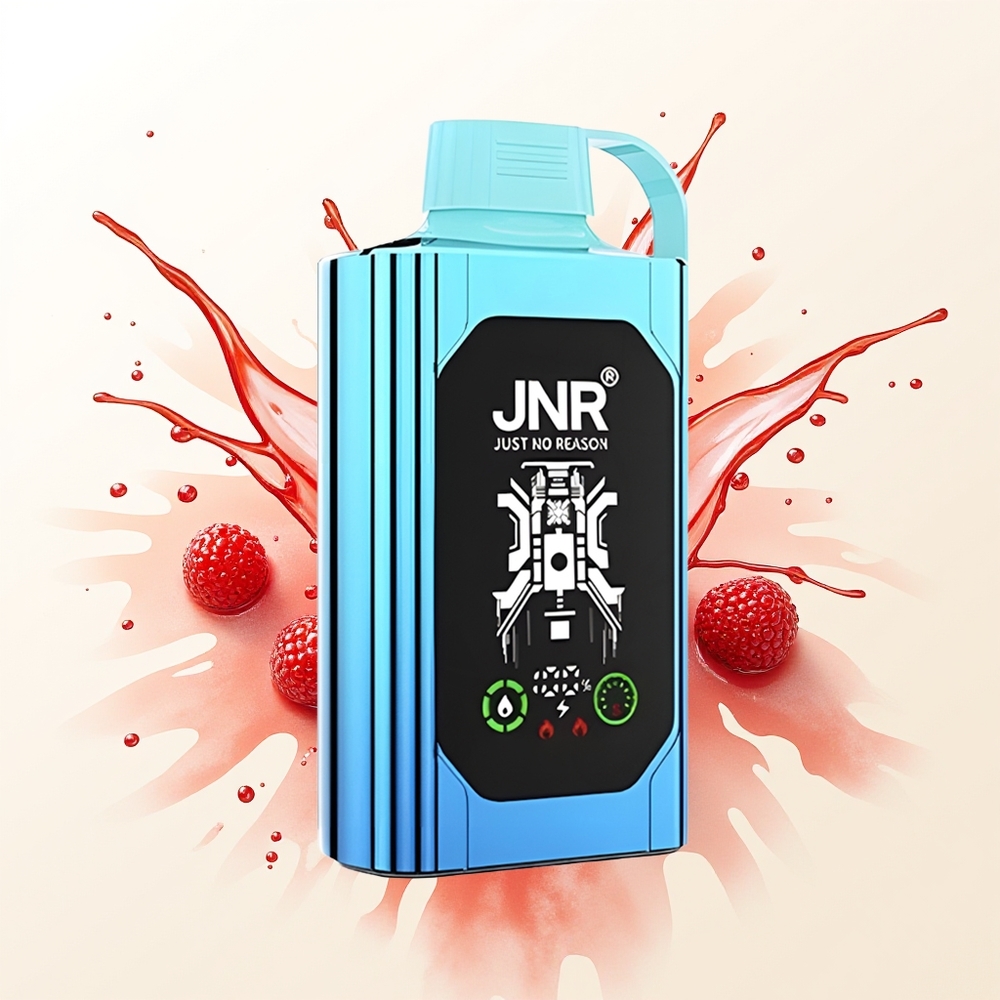 JNR Shisha Hookah Box 20500 Truskawkowo-Malinowy Cukier z Podwójnym Mesh Coilem i Szybkim Ładowaniem Type-C