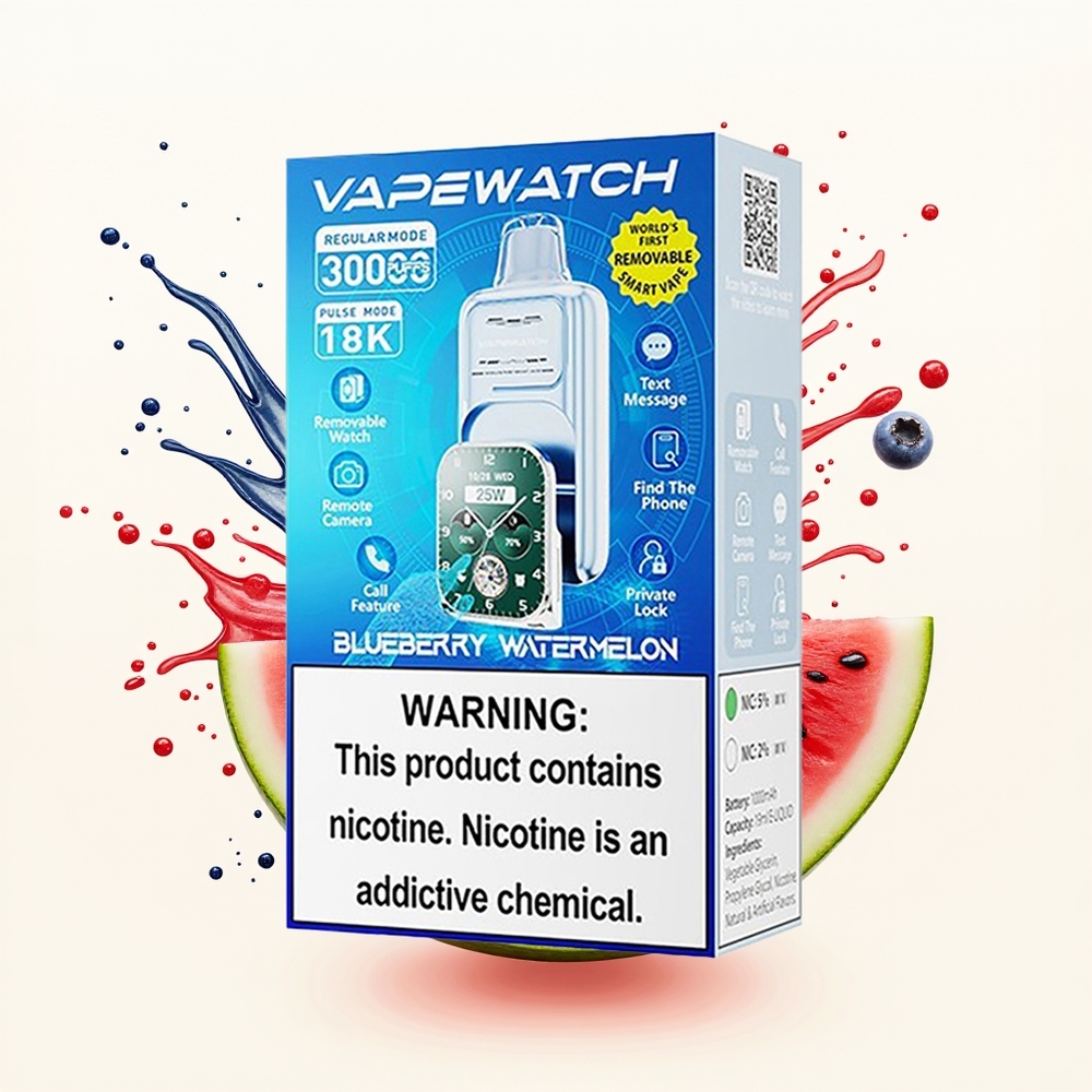 JNR VapeWatch 30000 Borówka Arbuz Dual Mesh Type-C